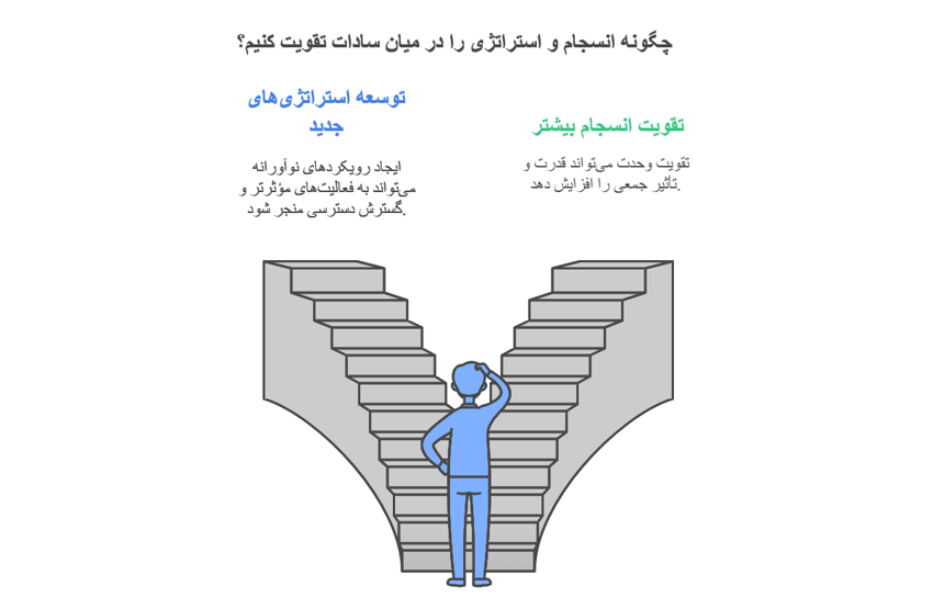 چگونه انسجام و استراتیزی را در میان سادات تقویت کنیم